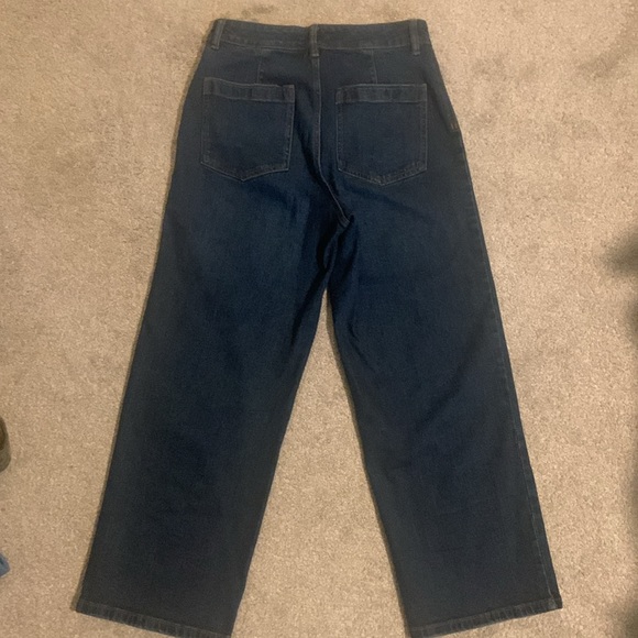 Joe Fresh - High Rise Wide Leg Cropped Sailor Jeans - Picture 3 of 4